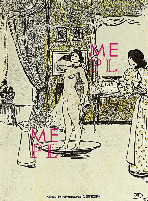 : eroticism, caricature, Decency: He shall wait : eroticism, caricature, Decency: He shall wait