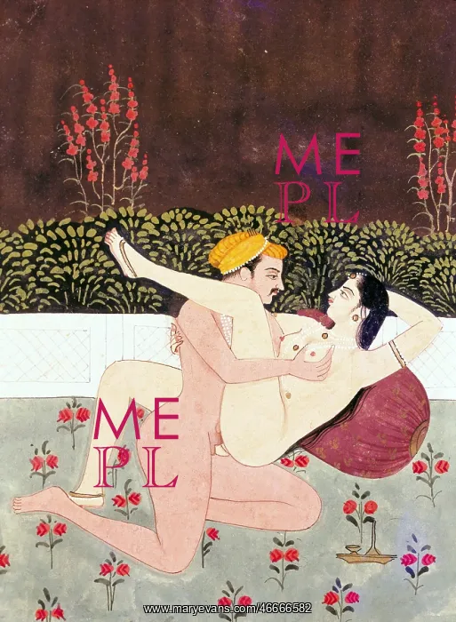 : eroticism, India, Prince with his mistress during : eroticism, India, Prince with his mistress during