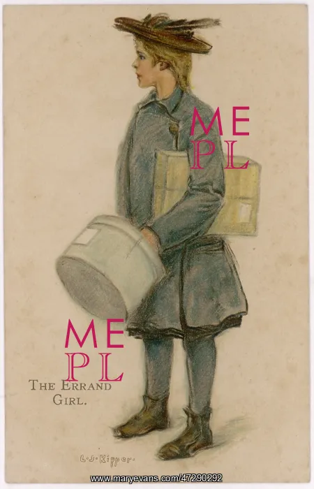  : Errand Girl - circa 1905