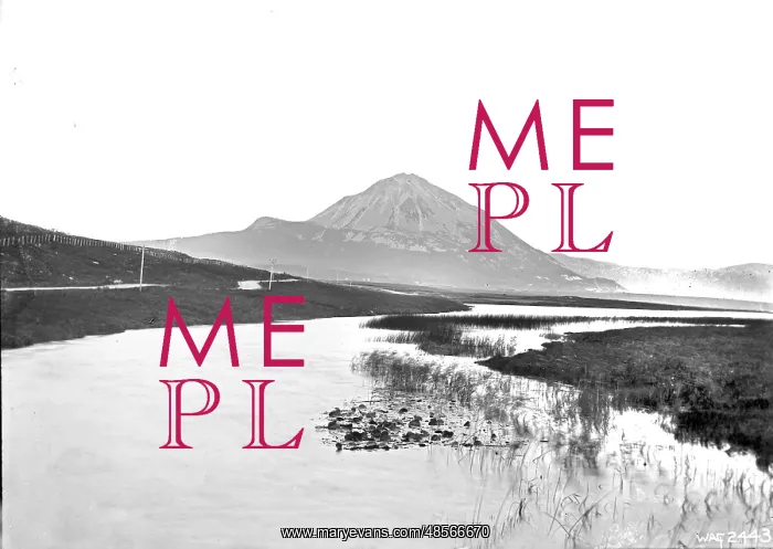 : Errigal and Clady River Above Gweedore, Co. Donegal : Errigal and Clady River Above Gweedore, Co. Donegal