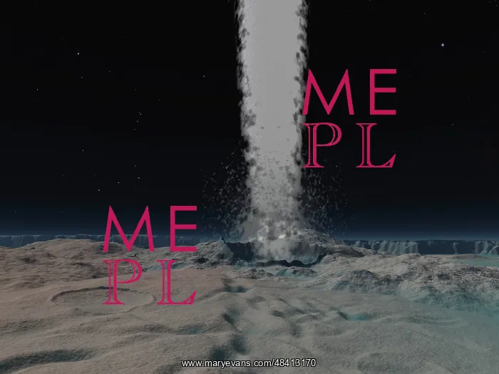: Eruption of an ice volcano on the surface of Neptunes moon ? : Eruption of an ice volcano on the surface of Neptunes moon ?