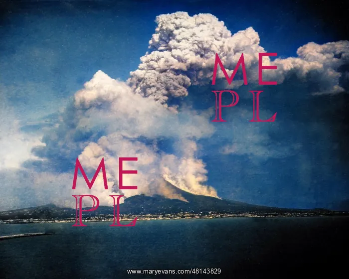 : Eruption of Mount Vesuvius, Italy : Eruption of Mount Vesuvius, Italy