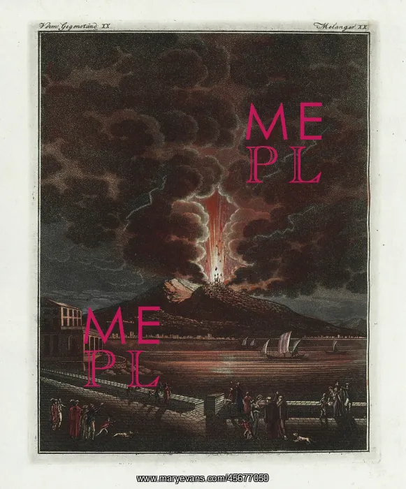 : The eruption of Mt Vesuvius in 1794 : The eruption of Mt Vesuvius in 1794