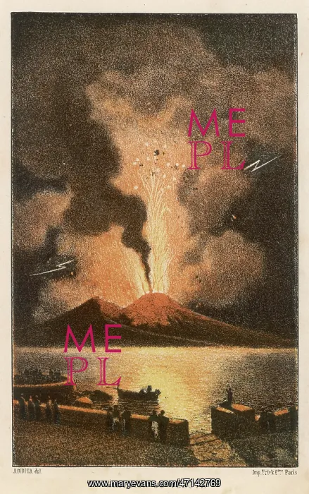  : Eruption of the volcano Mount Vesuvius