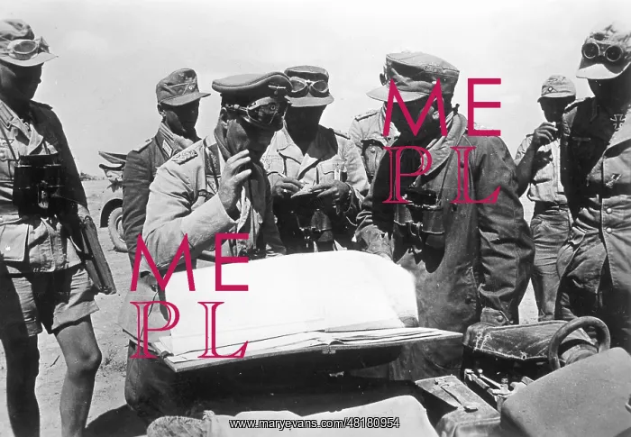 : Erwin Rommel with Walther Nehring, 1942 : Erwin Rommel with Walther Nehring, 1942