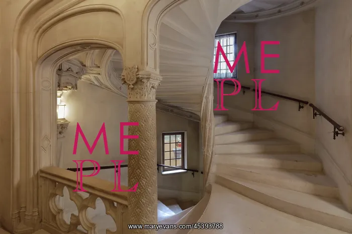 : Escalier d'honneur, Chateau de Maintenon, Eure-et-Loir : Escalier d'honneur, Chateau de Maintenon, Eure-et-Loir
