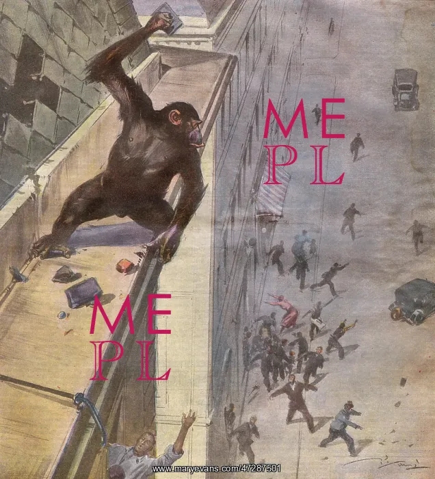 : ESCAPING MONKEY / 1932 : ESCAPING MONKEY / 1932