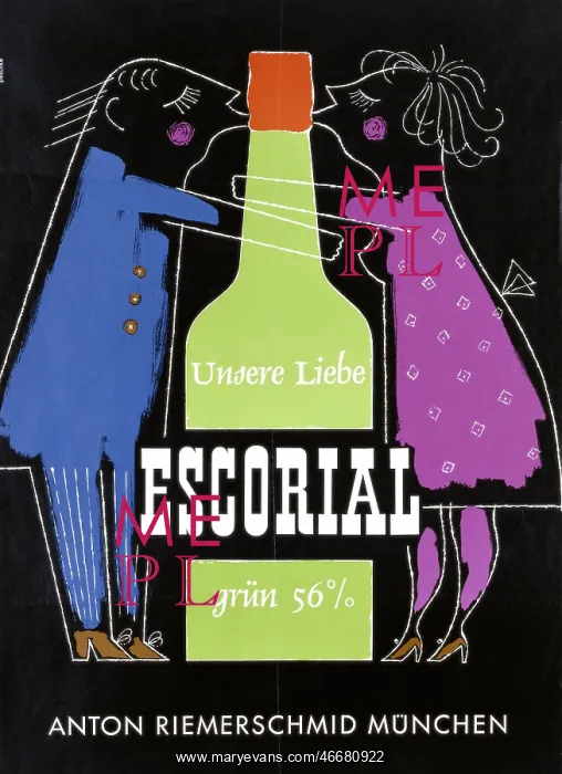 : Escorial liquer advert : Escorial liquer advert