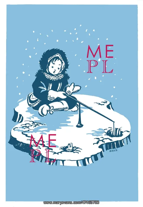  : Eskimo Boy Fishing in the Ice