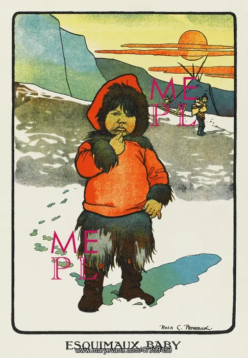 : ESKIMO CHILD EARLY 20TH : ESKIMO CHILD EARLY 20TH