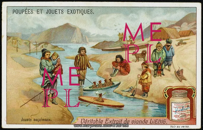  : ESKIMO CHILDREN & BOATS