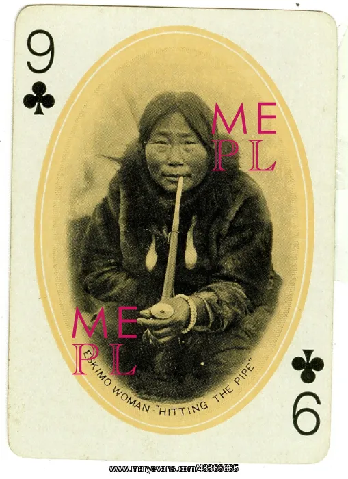 : Eskimo Woman, Hitting the Pipe : Eskimo Woman, Hitting the Pipe