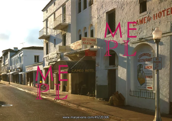 : Espanola Way, photograph by Walter Smalling, ? : Espanola Way, photograph by Walter Smalling, ?