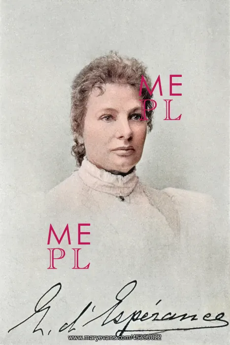 : ESPERANCE. Elizabeth Hope, known as Elizabeth d'Esperance medium : ESPERANCE. Elizabeth Hope, known as Elizabeth d'Esperance medium