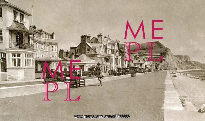  : Esplanade, looking east, Sidmouth, Devon