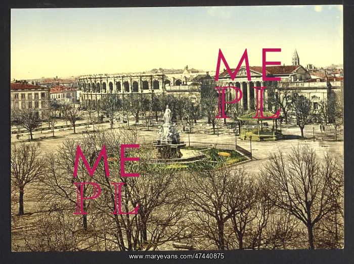 : The esplanade, Nimes, France : The esplanade, Nimes, France