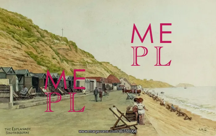: Esplanade at Southbourne, Dorset : Esplanade at Southbourne, Dorset