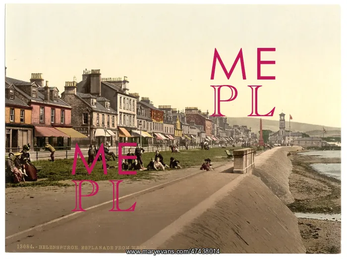  : Esplanade from west, Helensburgh, Scotland