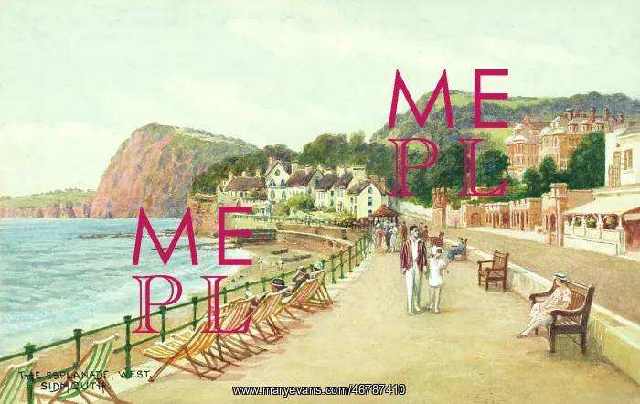 : Esplanade West, Sidmouth, Devon : Esplanade West, Sidmouth, Devon