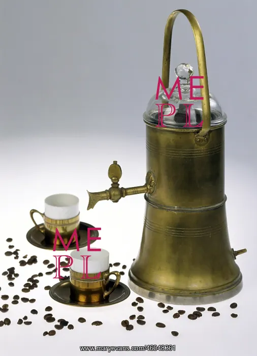 : Espresso machine, circa 1890 : Espresso machine, circa 1890