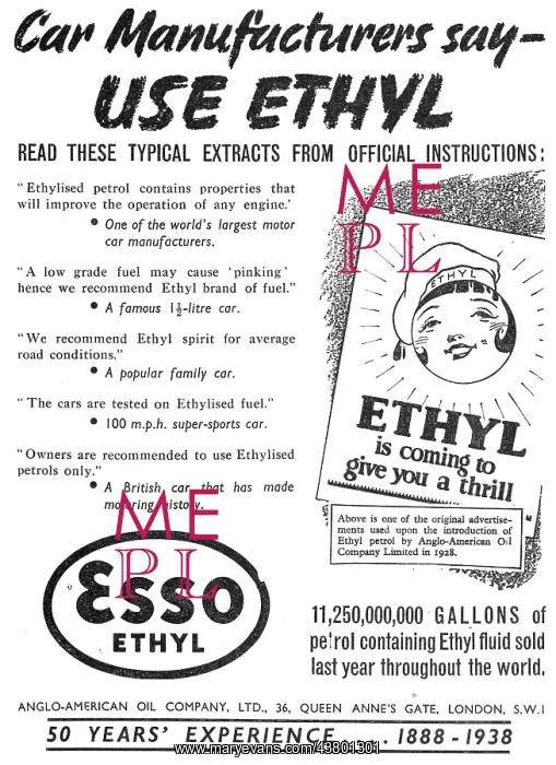 : Esso Ethyl Spirit : Esso Ethyl Spirit