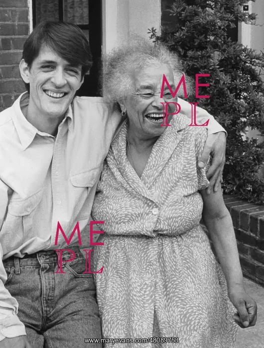 : Esther Bruce & her adopted nephew Stephen Bourne : Esther Bruce & her adopted nephew Stephen Bourne