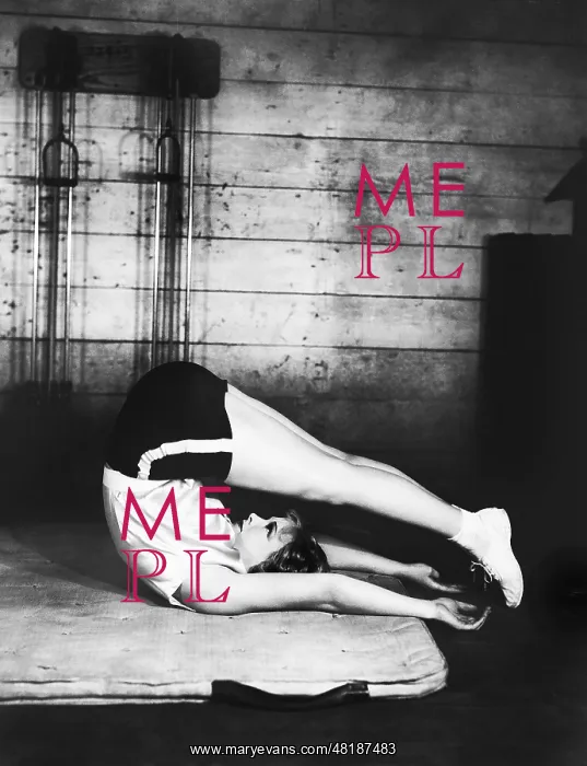 : Esther Ralston at the gym, 1935 : Esther Ralston at the gym, 1935