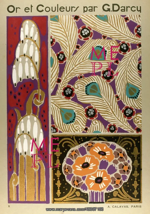 : Or et Couleurs designs by G. Darcy : Or et Couleurs designs by G. Darcy
