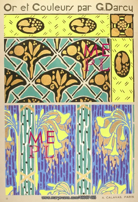  : Or et Couleurs designs by G. Darcy