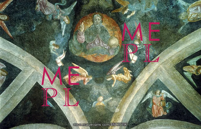 : The Eternal Father'. From ceiling vault of the : The Eternal Father'. From ceiling vault of the