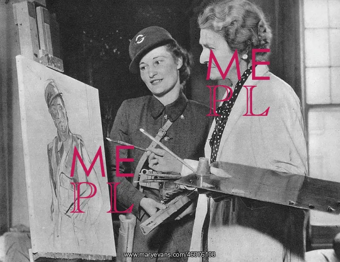: Ethel Gabain and a sitter : Ethel Gabain and a sitter