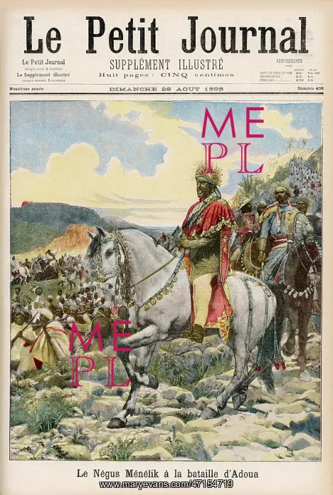: Ethiopia - Negus Menelik : Ethiopia - Negus Menelik