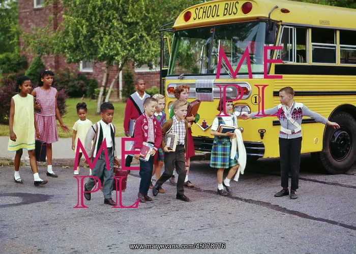 : Ethnically Mixed Group of School Children Boys : Ethnically Mixed Group of School Children Boys