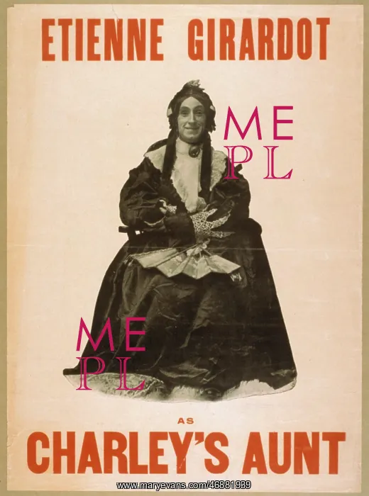 : Etienne Girardot as Charley's Aunt : Etienne Girardot as Charley's Aunt