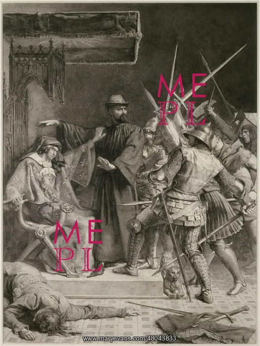 : Etienne Marcel protects the Regent : Etienne Marcel protects the Regent