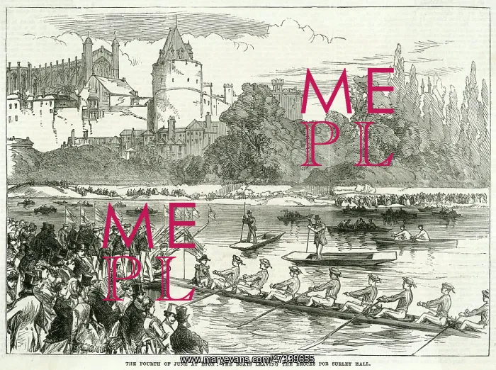 : ETON BOATING 1870 : ETON BOATING 1870