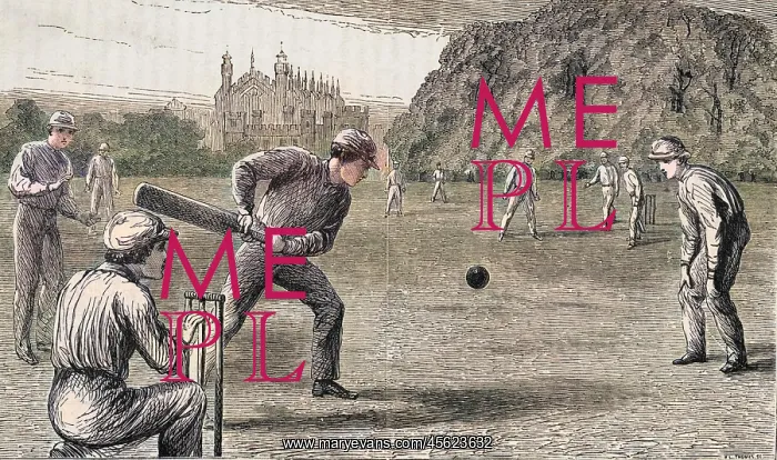 : The Eton boys at a cricket match : The Eton boys at a cricket match