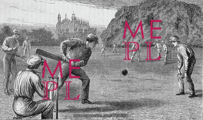 : The Eton boys at a cricket match : The Eton boys at a cricket match