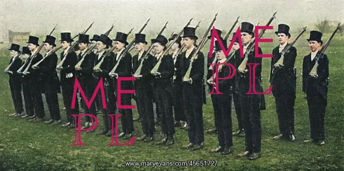 : Eton College Office Training Corps drilling before lessons : Eton College Office Training Corps drilling before lessons