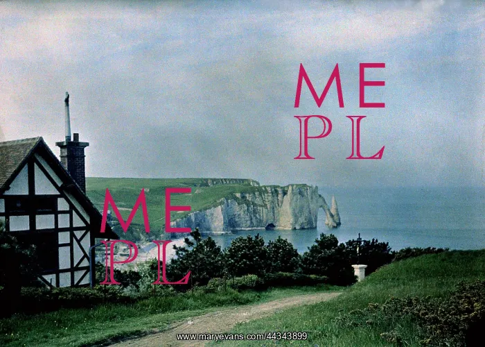 : The Etretat cliffs with the : The Etretat cliffs with the