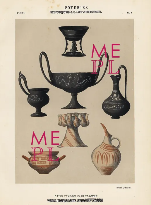 : Etruscan and Campanian pottery in soft paste without glaze : Etruscan and Campanian pottery in soft paste without glaze