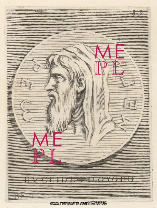 : Euclid of Megara, Greek socratic philosopher, c.435-365 BC : Euclid of Megara, Greek socratic philosopher, c.435-365 BC
