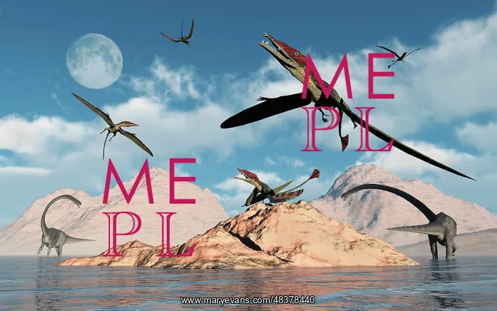 : Eudimorphodons from the Triassic Period of Earth : Eudimorphodons from the Triassic Period of Earth