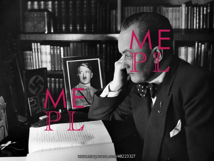 : Eugen Rex at his desk, 1930s : Eugen Rex at his desk, 1930s