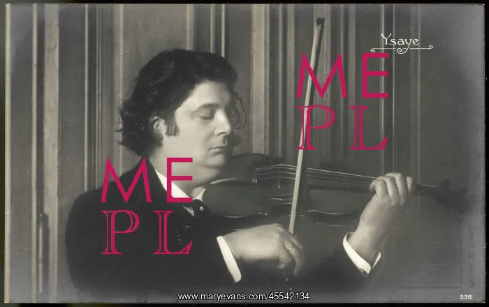 : Eugene-Auguste Ysaye - Belgian violinist, conductor and comp : Eugene-Auguste Ysaye - Belgian violinist, conductor and comp