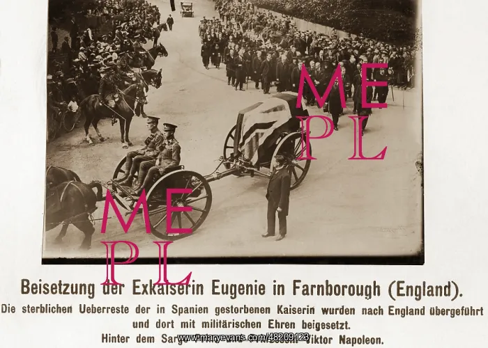 : Eugenie - empress - France - Gemahlin von Napoleon III. - 01.01.1826-31.12.1920 : Eugenie - empress - France - Gemahlin von Napoleon III. - 01.01.1826-31.12.1920