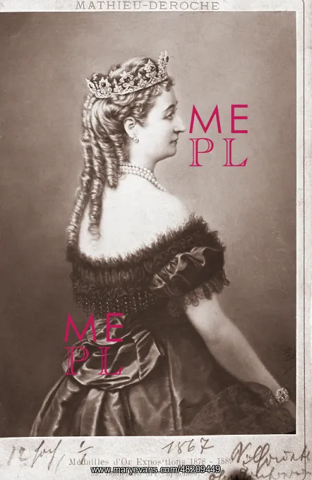 : Eugenie - empress - France - Gemahlin von Napoleon III. - 01.01.1826-31.12.1920 : Eugenie - empress - France - Gemahlin von Napoleon III. - 01.01.1826-31.12.1920