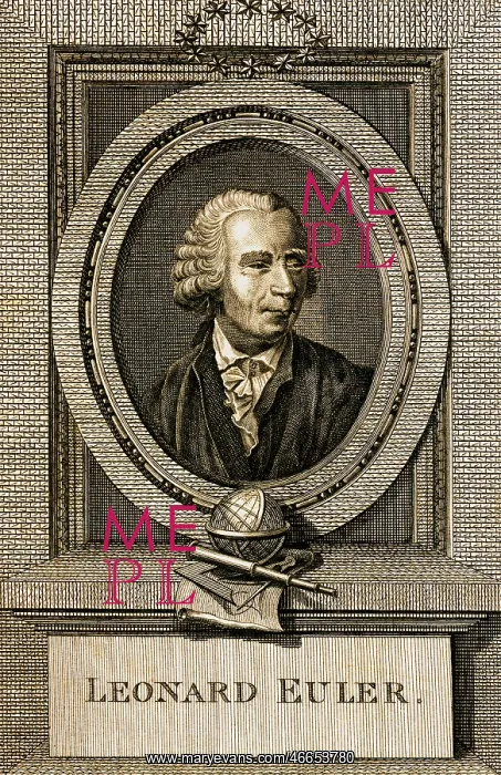 : Euler, Leonhard, 15.4.1707 - 7.9.1783, Swiss : Euler, Leonhard, 15.4.1707 - 7.9.1783, Swiss