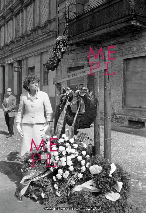 : Eunice Shriver in Berlin 1963 : Eunice Shriver in Berlin 1963