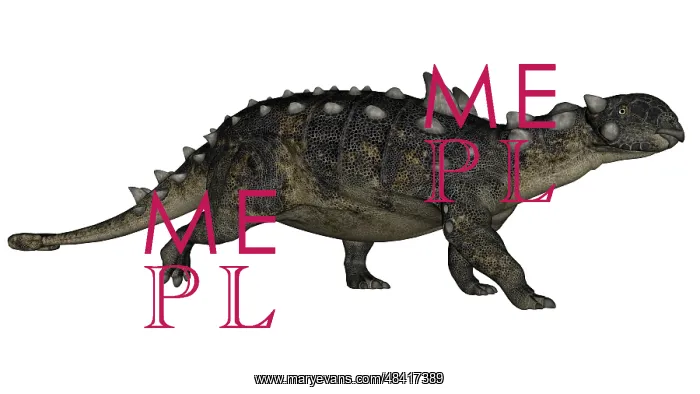 : Euoplocephalus dinosaur : Euoplocephalus dinosaur